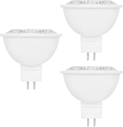 Sunlite MR16LED7WFL35DIMES40K LED 4000K MR16 7W 45W repuesto 12V GU5.3 Base MR16 Mini reflector con bombilla Energy Star regulable, blanco frío