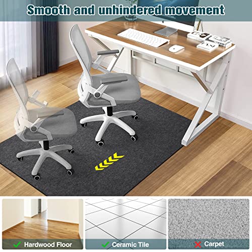 image for Placoot Office Chair Mat for Hardwood Floor & Tile Floor 55