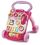 VTech – Andador hablante 2 en 1 – Rosa – Idioma: inglés