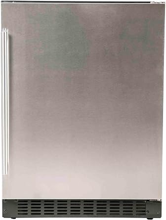 Azure A124R-S 24 inch Refrigerator with Solid Stainless Door