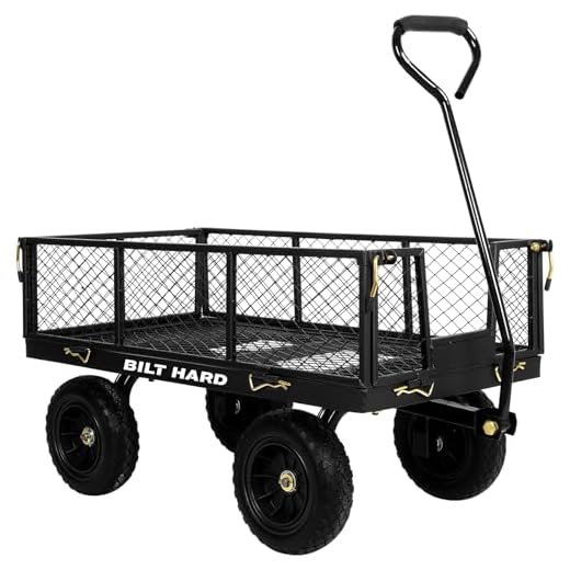Heavy Duty Steel Garden Cart - 880 lbs