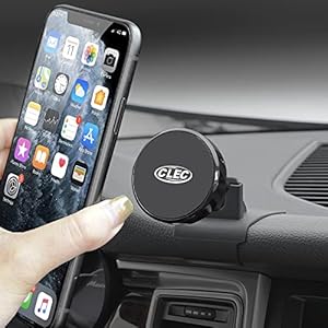 BEERTE Car Phone Holder fit for Porsche Macan 2015-2024 and Porsche Cayenne 2019-2023,Strong Magnetic Phone Mount Rotatable Adjustable Safe Convenient Phone Navigation for 4-7 inch Smartphone