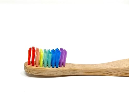 Miniatura 10 de The future is bamboo - Paquete de 4 cepillos de dientes de bambú natural para dientes limpios, aspecto de madera estética, natural Cepillo de