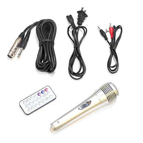 Wireless Portable Pa Speaker System - 300W Bluetooth Compatible Battery Powered Rechargeable Outdoor Bookshelf Sound Speaker Microphone Set With Mp3 Usb Sd Fm Radio Aux, Handle - Pyle Pwmab250Rd (Red) #TOP5