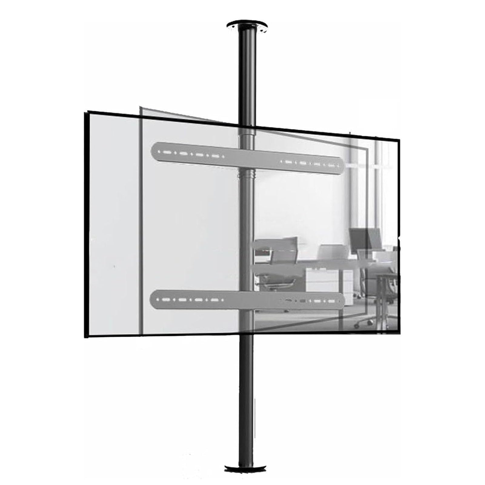 Obracana o 360 stopni ramka pod telewizor, obrotowa, obrotowa, do telewizorów płaskich i zakrzywionych 32-75", udźwig do 45 kg (200-295 cm)