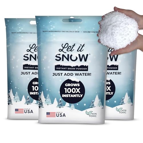 Let it Snow Instant Fake Snow Powder – Made in