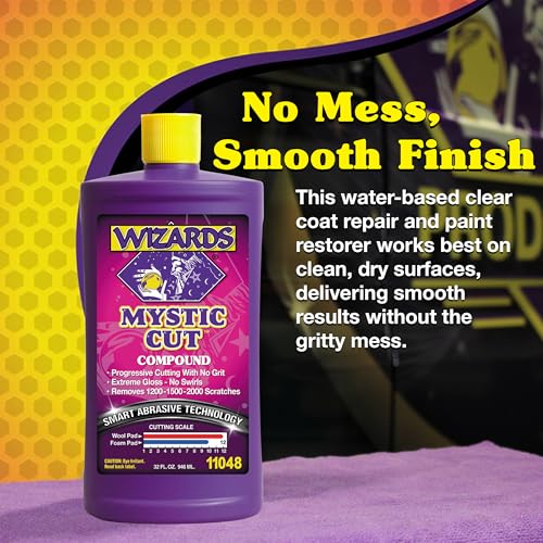 image for Wizards Mystic Cut Smart Abrasive for Auto Detailing Supplies - No Mes