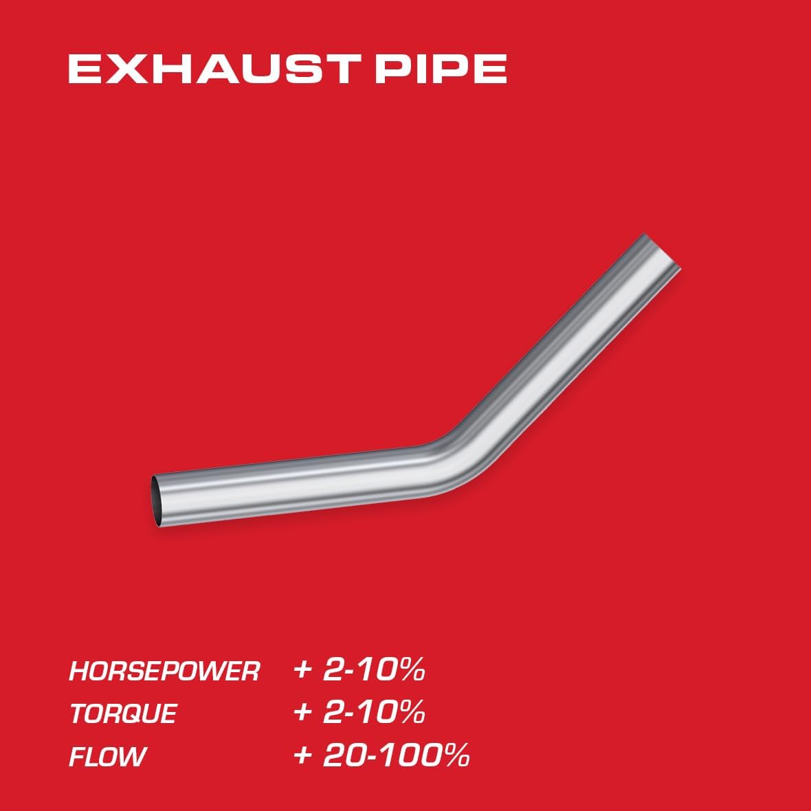 MBRP MB2001 2.25" Aluminized 45˚ Bend Pipe