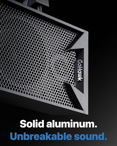 GoHawk 25 Inch UTV Sound Bar, 6-Speaker Bluetooth ATV Sound Bar with RGB Lights, IP66 Waterproof SXS & Golf Cart Sound bar Compatible with Polaris RZR Can-Am w/FM Radio, Fits 1.5"–2.25" Roll Cages - Image 5