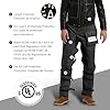 Chainsaw Chaps 8-layer Protective Apron Wrap Adjustable Chainsaw Pants/Chap for Loggers Forest Workers Class A