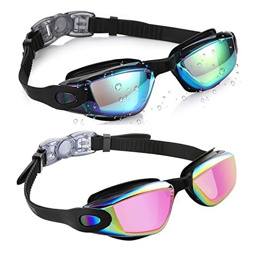 Aegend Kids Swim Goggles, Pack of 2 Swimming Goggles for Children Boys & Girls Age 3-9