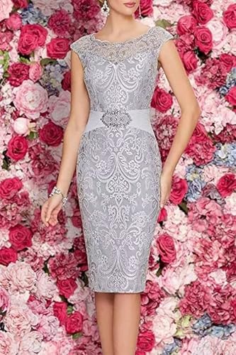 2 Pieces Mother of The Bride Dresses for Wedding Laces Chiffon Formal Evening Gowns with Jacket4