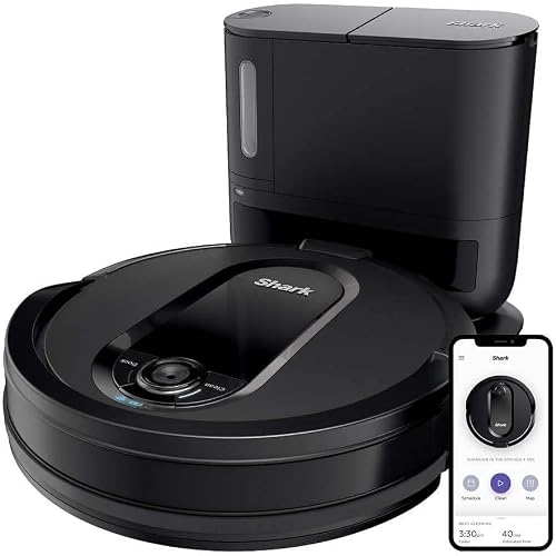Shark IQ Self-Emptying Robot Vacuum RV100AE/UR1000SR - App Controlled, XL Base & Self-Cleaning Brushroll (Renewed) Shark IQ Self-Emptying Robot Vacuum RV100AE/UR1000SR - App Controlled, XL Base & Self-Cleaning Brushroll (Renewed)