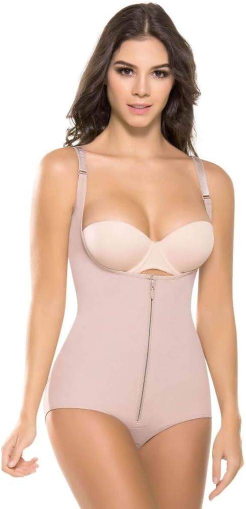 Just Us Store CYSM Faja Colombiana Soporte Espalda & Postpartum Bodysuit Shaper (Small) Rose