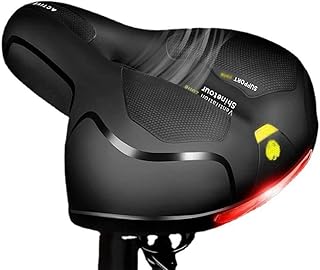 Selins de bicicleta,Lianai Assento de bicicleta confortável e respirável Almofada de selim de bicicleta resistente à água com dupla absorção de choque para mountain bike mountain bike