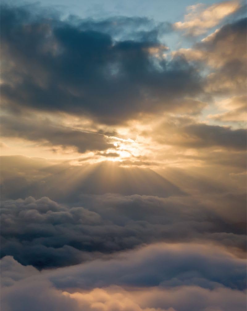 1000 Piece Jigsaw Puzzle for Adults & Kids Age 12 Years Up-Sky,clouds,rays 70x50cm