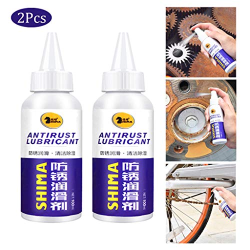 Metal Surface Chrome Paint Car Maintenance Iron Powder Cleaning Rust Remover,Heavy Duty Rust & Corrosion Inhibitor Aerosol Spray, Long Term Rust Blocker, Metal Protectant & Anti-rust Lubricant (2 Pcs)
