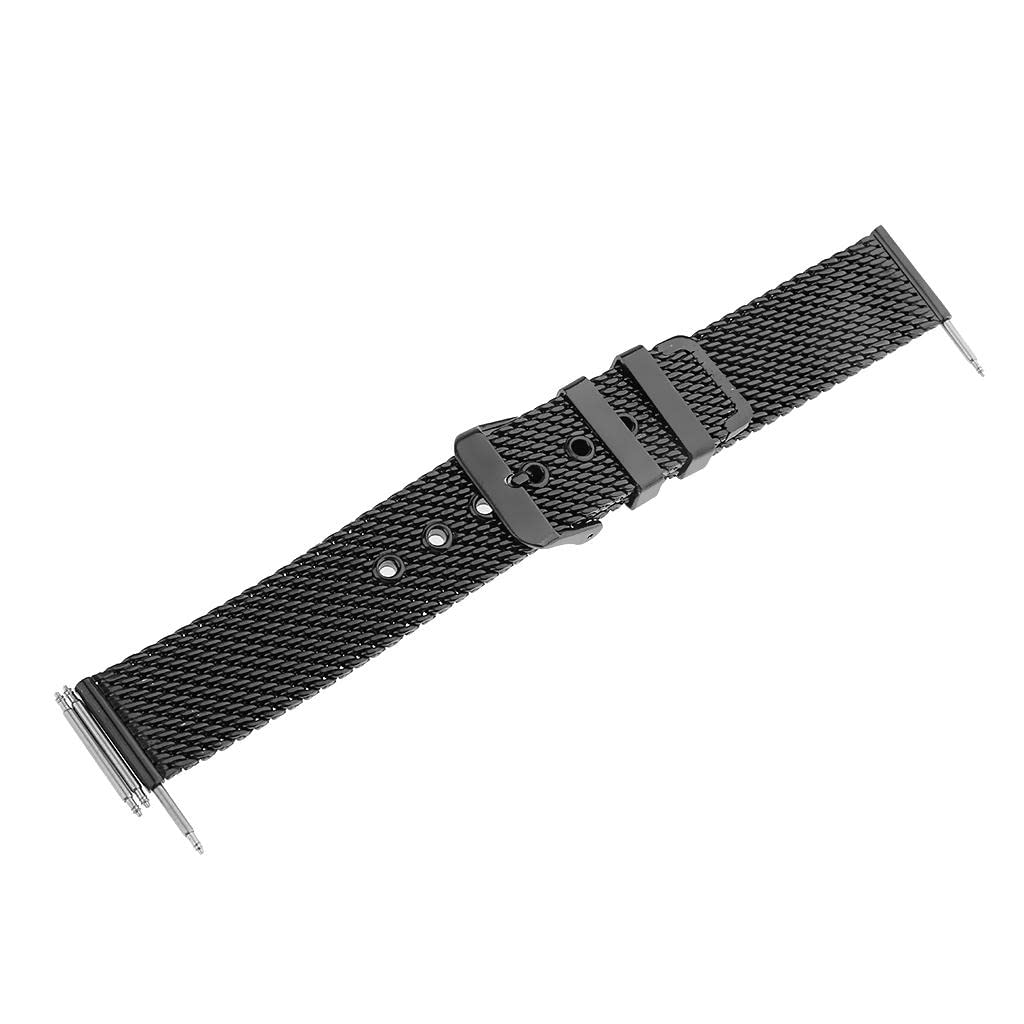 CALANDIS Stainless Steel Milanese Watch Band Link Bracelet Wrist Strap 20mm Black | Stainless Steel | 1 x Watch Band4 Pieces Watch Band Spring Bars2 Pieces Watch Band Loop Holder(Stainless Steel) (B09ZTYWHMH) Amazon Price History, Amazon Price Tracker