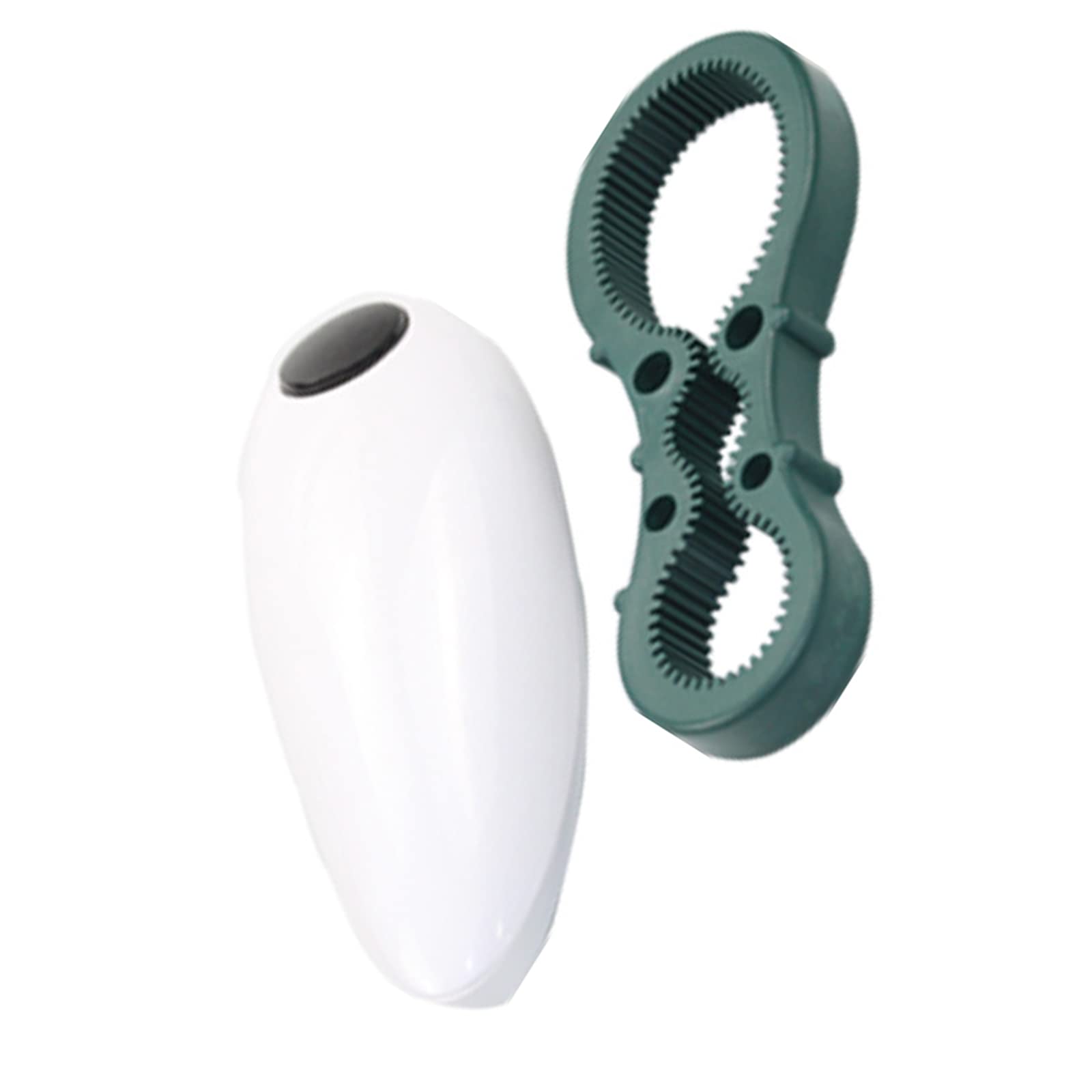 2023 White Automatic Electric Can Opener Home One Touch Jar Opener & 8-Shaped Bottle Opener Accessory
