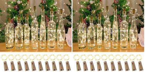 Guirlande Lumineuse Bouteille LEECOCO pour Recyclage Déco Facile