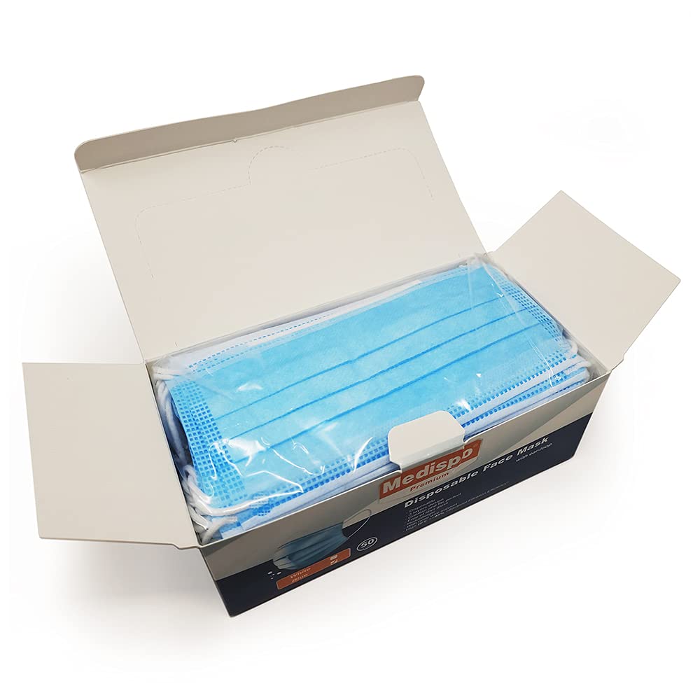 Medispo Disposable Face Mask Blue 50 pk - Case of: 1;