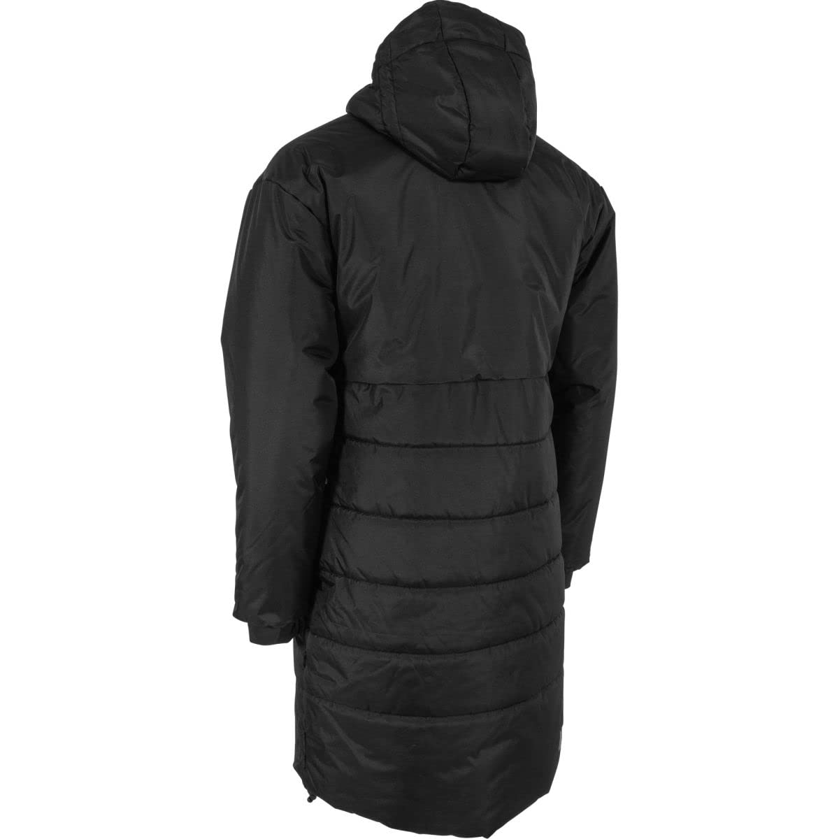 Stanno Chaqueta Prime Long Coach, Chaqueta de Entrenamiento Invierno Cazadora para Hombre y Mujer, Negro, XL