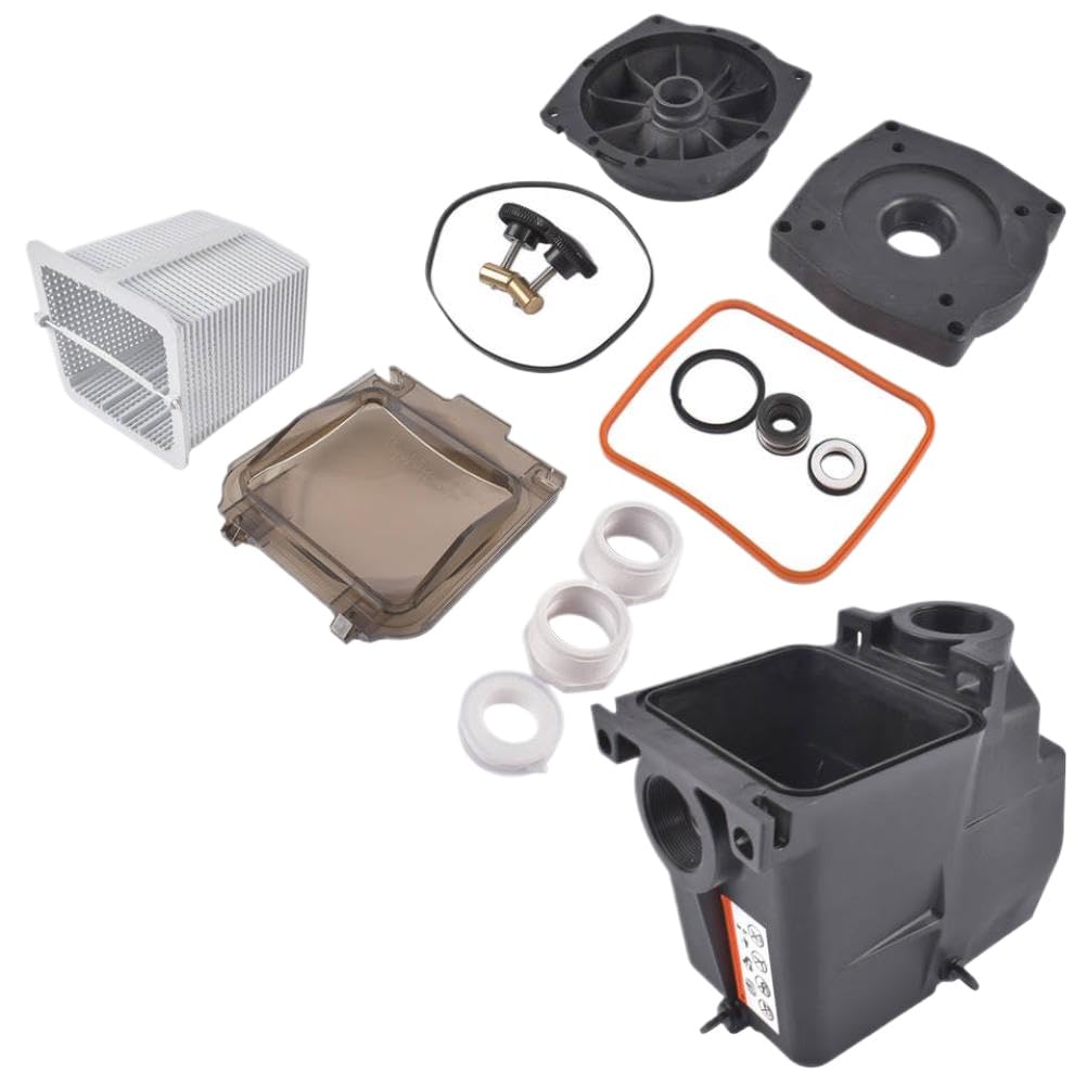 Alloggiamento e kit filtro pompa per piscina 2 da 2 pollici SP1600X5 SPX1620AA compatibile con Hayward Super Pump SP1600X SP2600X
