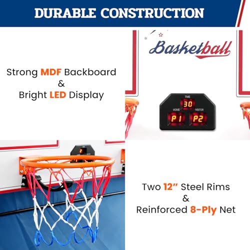 image for BAGAIL Basketball Arcade Game, Electronic Basketball Shooting Game wit