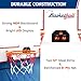 BAGAIL Basketball Arcade Game, Electronic Basketball Shooting Game with 8 Game Modes, Arcade Sounds, Foldable Frame, 4 Balls, Inflation Pump, Ideal Indoor Sport Games for All Players