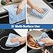 JOYMOOP 18 Pack Microfiber Cleaning Cloth, Kitchen Towels for Dish Drying Washing, Absorbent Streak Free Lint Free Rags for Cleaning, Reusable and Washable Towels - 10