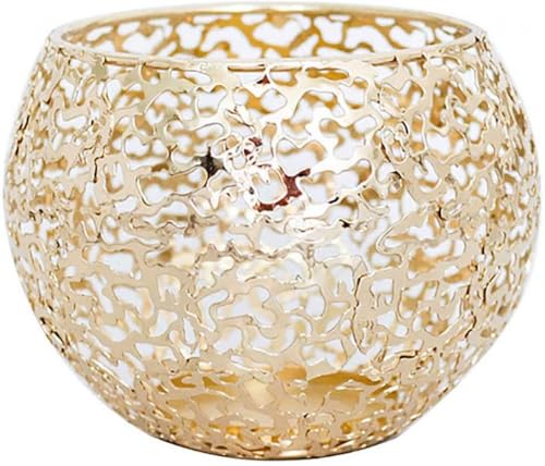 ZXBAODAN Oval Metal Candle Holders, Geometric Candlesticks, Modern Iron Candlesticks, Simple Style Candle Holders