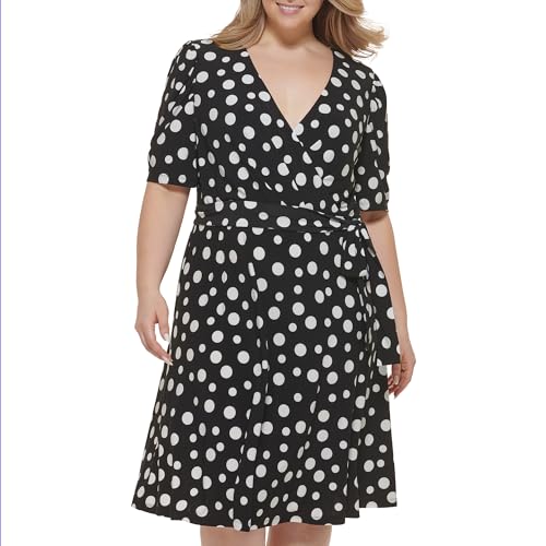 Image of Tommy Hilfiger Women's Casual Short Sleeve Wrap Dress