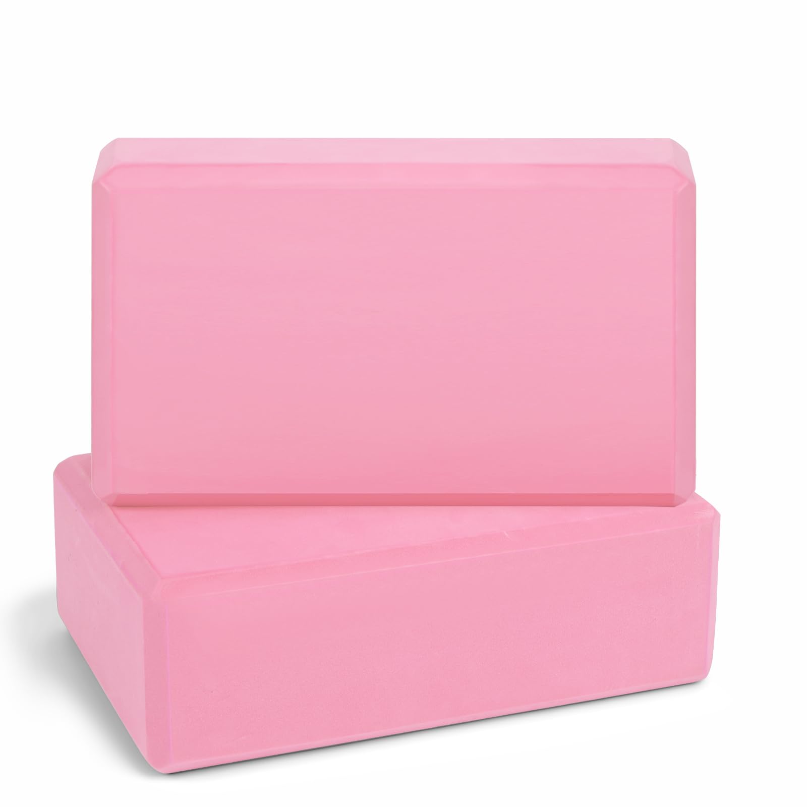 Flintronic Lot de 2 Blocs de Yoga, Brique Yoga EVA de Haute Densité, Briques de Mousse de Fitness, Briques Professionnelle, pour Pilates, Étirement, Méditation, Accessoires de Fitness, 23 * 15 * 8cm