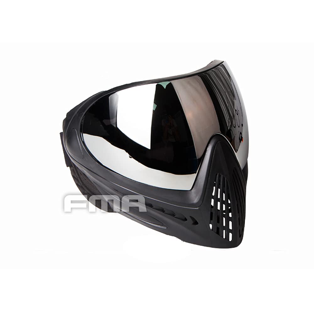 FMA Airsoft Masque F1 Full Face Avec Masque de Lunettes à Seule Couche