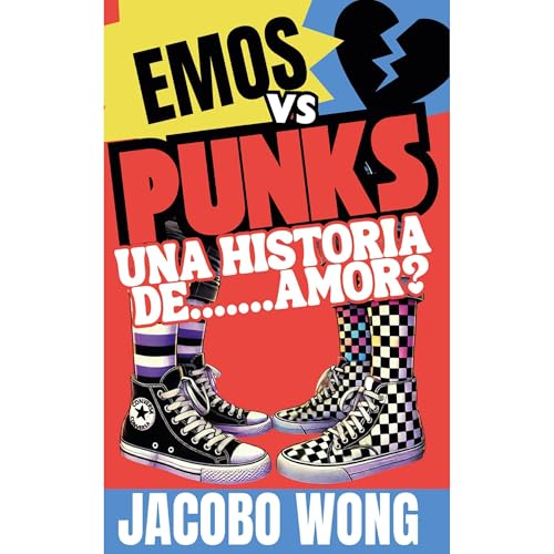 EMOS vs PUNKS Audiolibro Por Jacobo Wong arte de portada