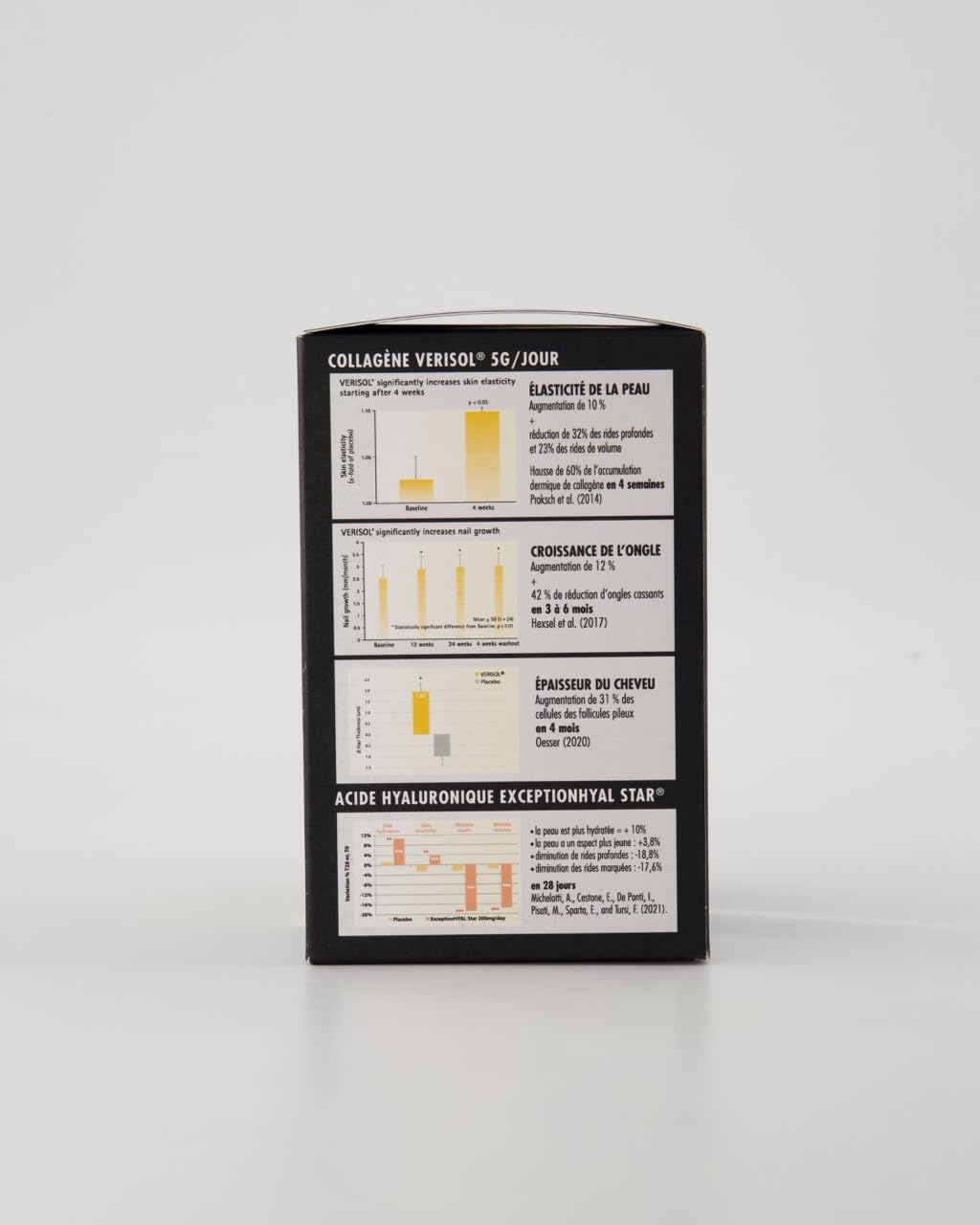 ALZIA Organic Pharmacy – Poudre de Jouvence | Collagène Marin VERISOL® 5 g + Acide Hyaluronique ExceptionHYAL® Star 200 mg | Vitamine C | Goût cacao | 15 sticks | Fabriqué en France