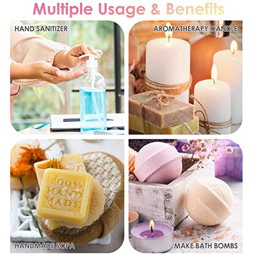 Salubrito Citrus Essential Oils Set For Diffuser, Fragrance Oil | Citrus Set Of 6 - Sweet Orange, Bergamot, Lemon, Grapefruit, Essential Oil For Soap Making, Diffusers, Candle Making, Slime #TOP6