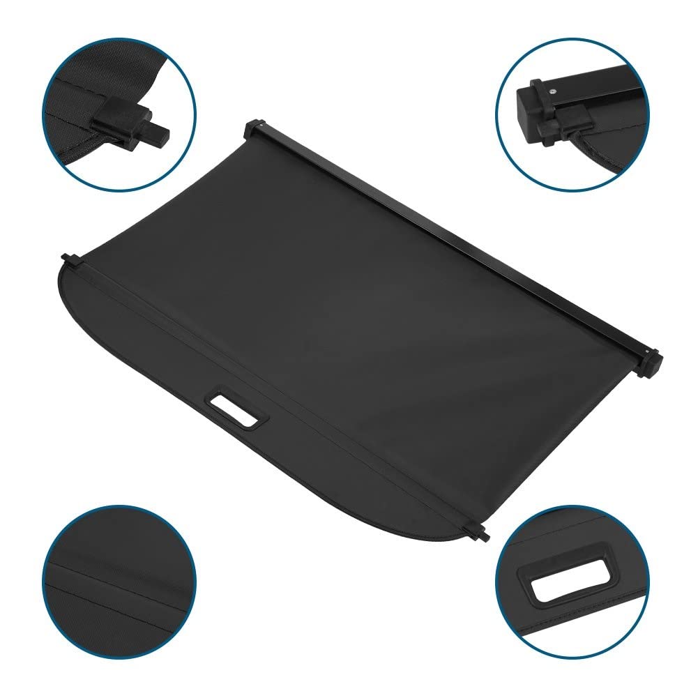 車のリアトランクブーツ荷物シェードカーテントランク貨物セキュリティシールドカバー に適合する キャデラック XT4 CFCPKOYO