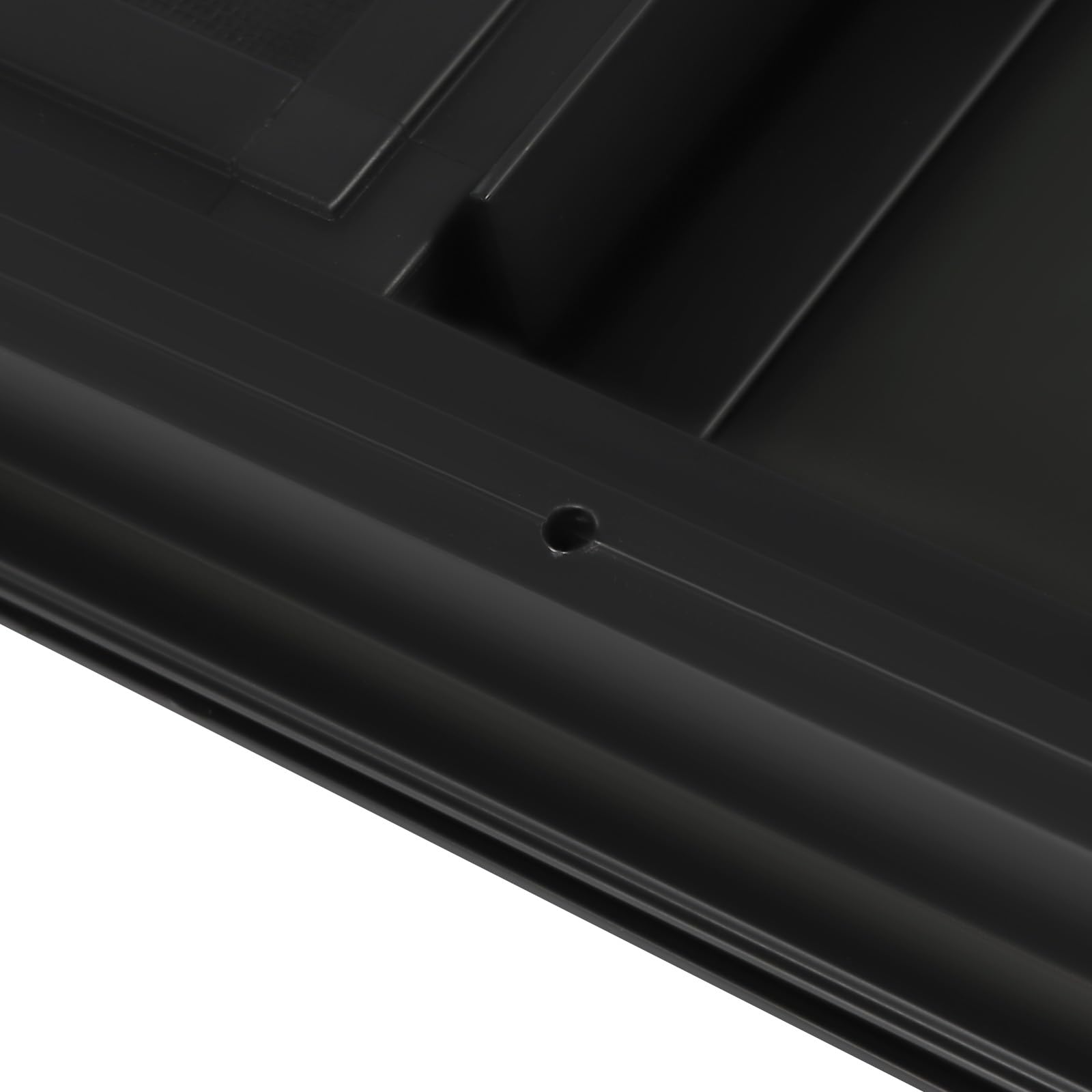 Ventana de caravana de 700 x 400 mm, para caravanas, con red de protección contra insectos, color negro, para autocaravanas, remolques y camionetas, instalación de sujeción para 46-60 mm de grosor