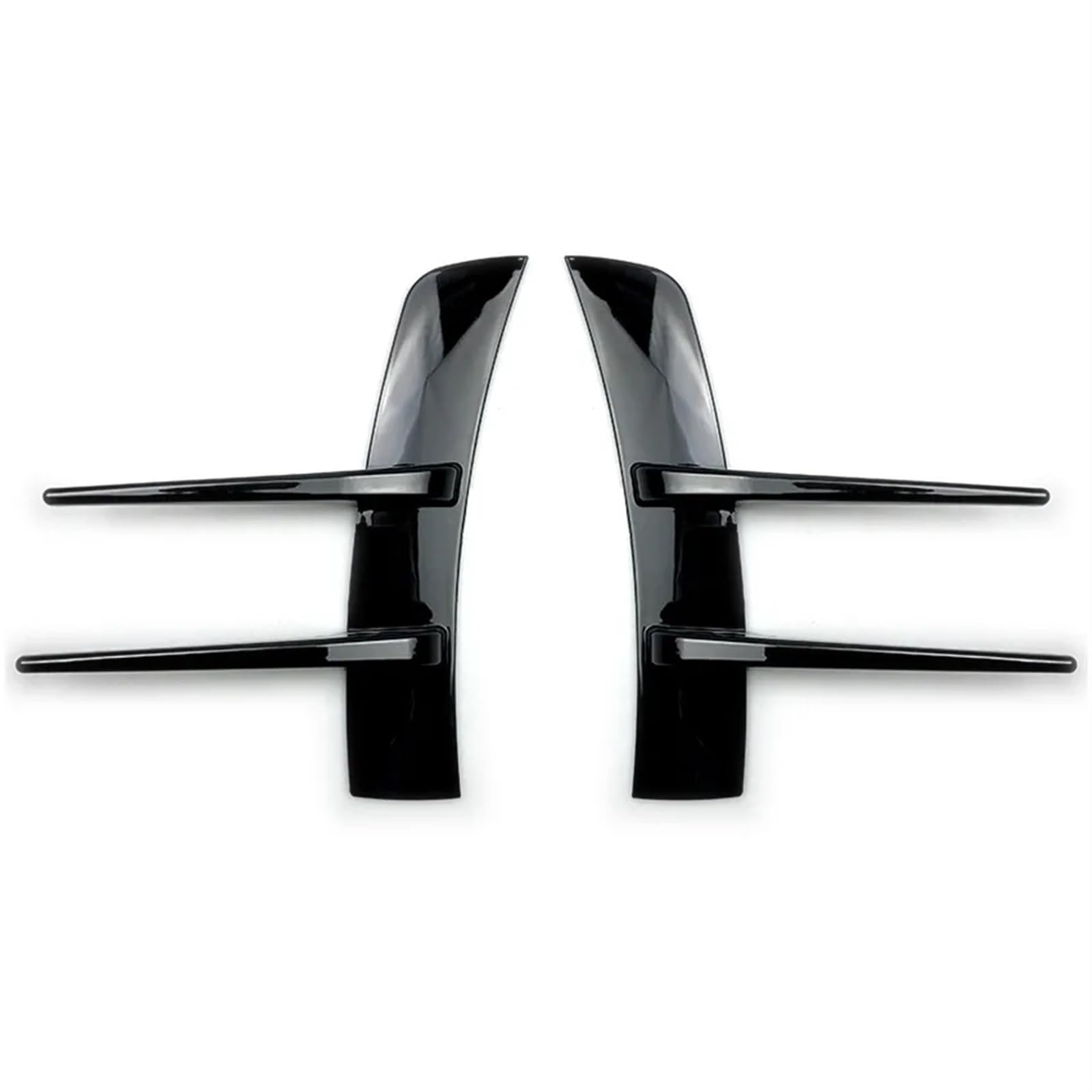 Spoiler Avant / Becquet Séparateur Pour Mercedes Classe A W177 (2019+) - ABS Noir Brillant - 5
