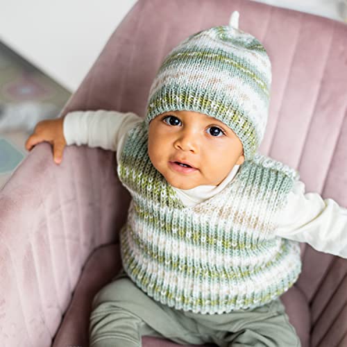Hilo de ganchillo Gründl Baby color de alta calidad 10x50g tacto lana 6