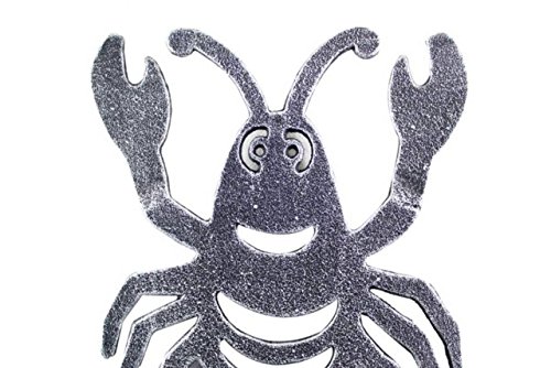 Antique Silver Cast Iron Lobster Trivet 11 Inch - Sea Decoration - Coastal Living #TOP3