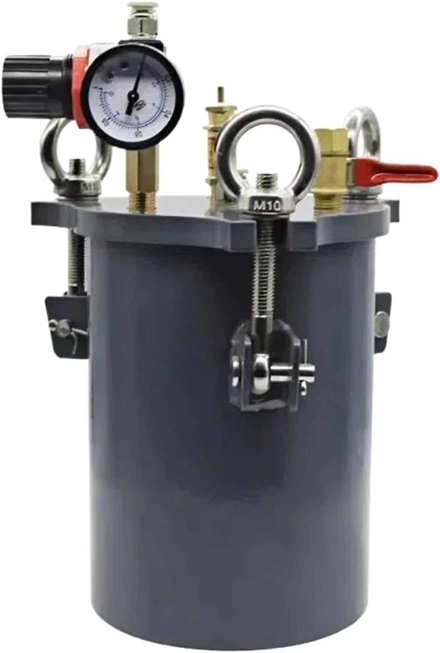 2L Glue Dispenser Pressure Tank Dispensing Bucket Carbon Steel
