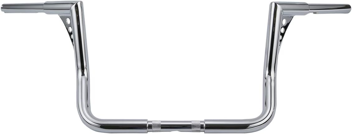 12 in. Rise 1.25 in. Ape Hanger HandleBar Fit for Harley-Davidson Touring models Dressers Baggers FLHT FLHTC 1982+