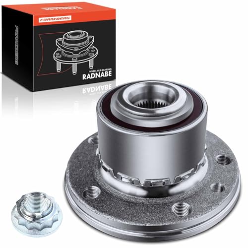 Frankberg 1x Wheel Bearing Hub Front Axle Rear Axle Compatible with T.o.u.a.r.e.g 7L6 7L7 7LA 2.5L MPV 2003-2010 Transporter V 7EA 7EH 7HA 7HH 1.9L-3.2L Box 2003-2015 Replace# 7H0498611