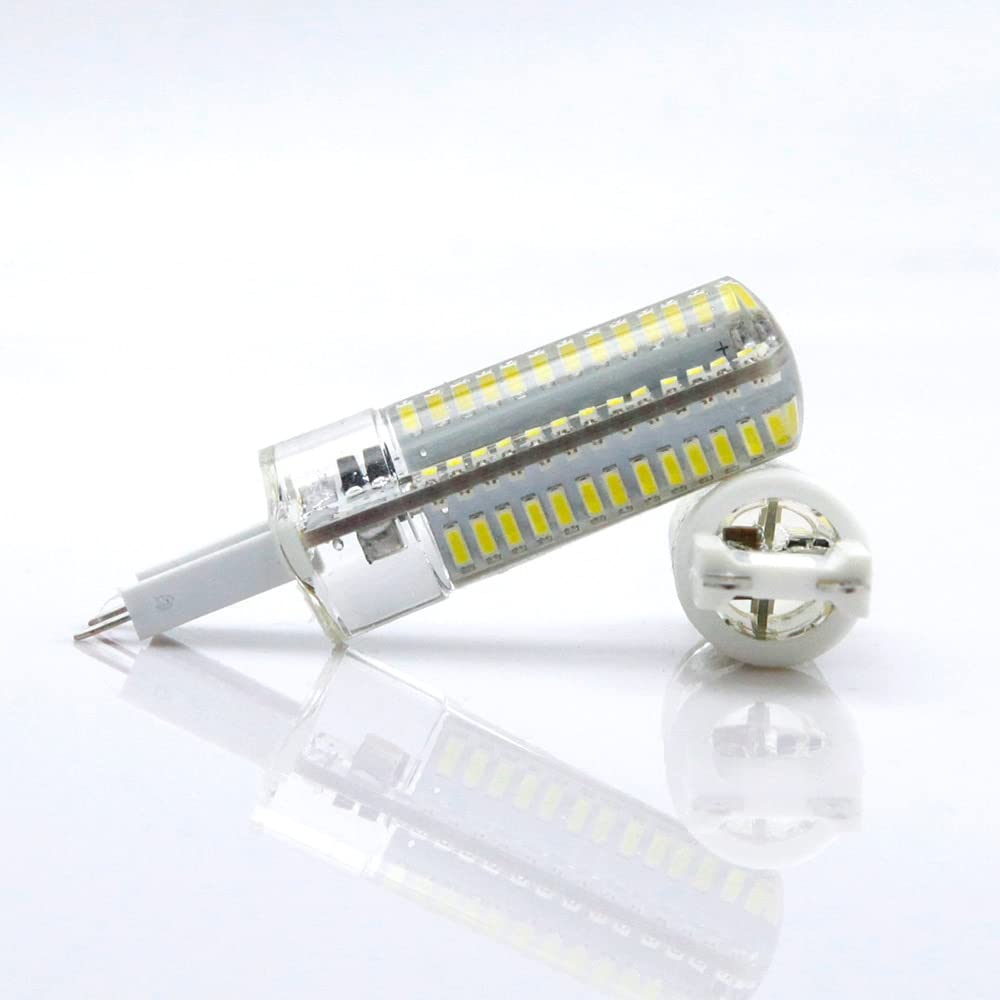 10 Uds G9 lámpara LED 220V Bombilla Led 7W 9W 10W SMD 2835 3014 48 64 104leds LED ángulo de Haz de 360 ​​Grados Bombilla de Foco Led (Color : Cold White, Size : G9 220V 3014 64L)