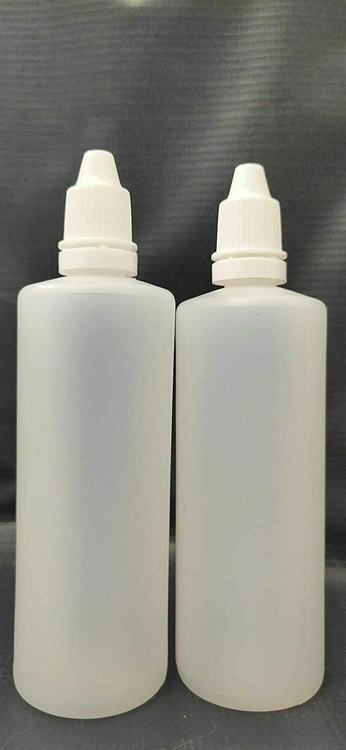 Spancrae - Botellas cuentagotas de líquido selladas de 100 ml (100 piezas) para uso multiusos