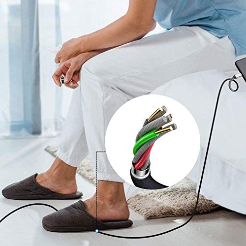 USB Type C Cable 10ft, [2 Pack] CyvenSmart USB A 2.0 to USB-C Fast Charger Extra Long Durable TPE Cord Compatible with Samsung Galaxy A10/A20/A51/S10/S9/S8 Plus/Note 9/8,LG V50 V40 G8 G7 Thinq, Moto Z