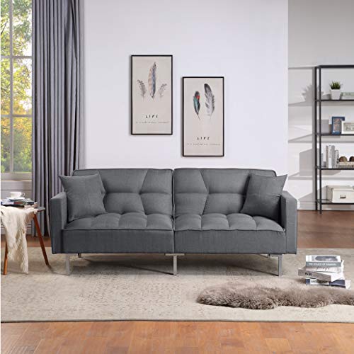 Softsea Sleeper Sofa Convertible Futon 78.35 Inch Sofa Bed Sleeper Sofa Bed Couch Adjustable Futon Couches Sofas Bed For Living Room Fold Up And Down Recliner Couch #TOP1