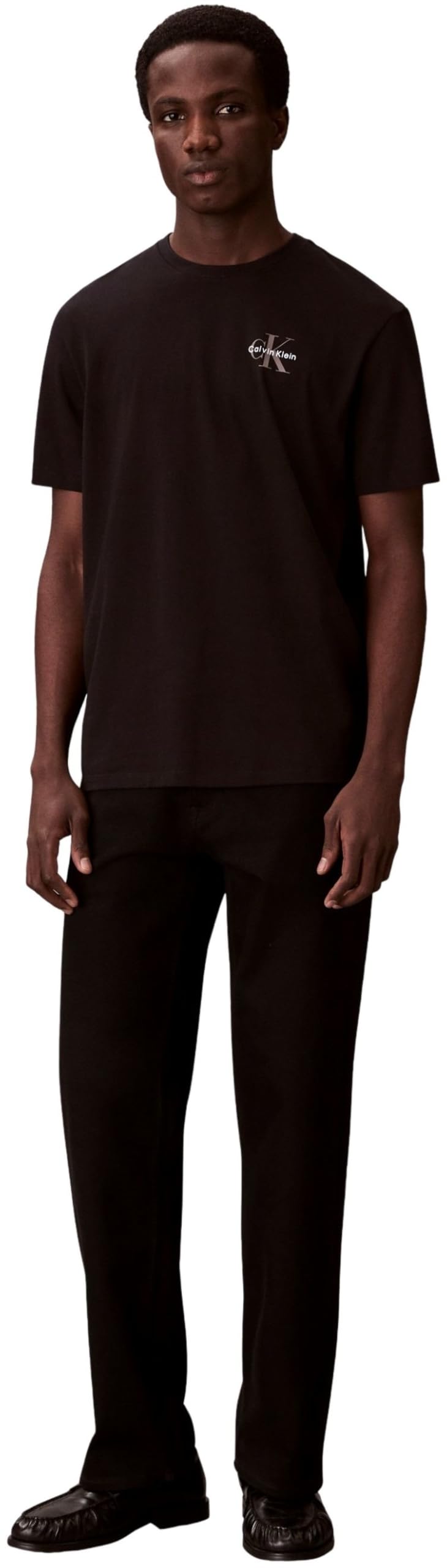 Calvin Klein SS 30s Classic Micro Monologo Te Lv04rf279g Magliette Uomo